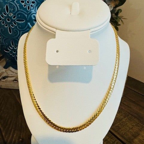 18K Gold over Sterling Silver Necklace
